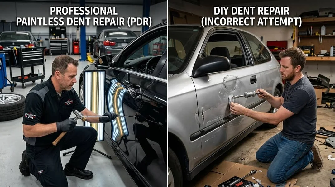 professional dent repair vs DIY