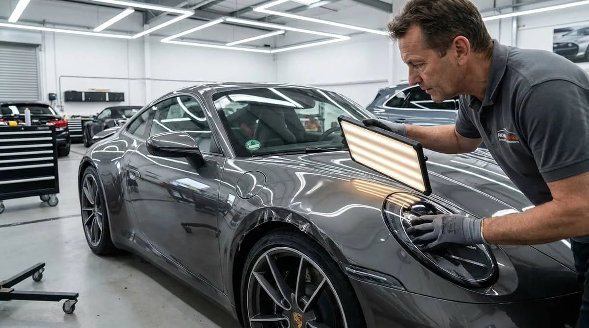 pdr on car with ceramic coating